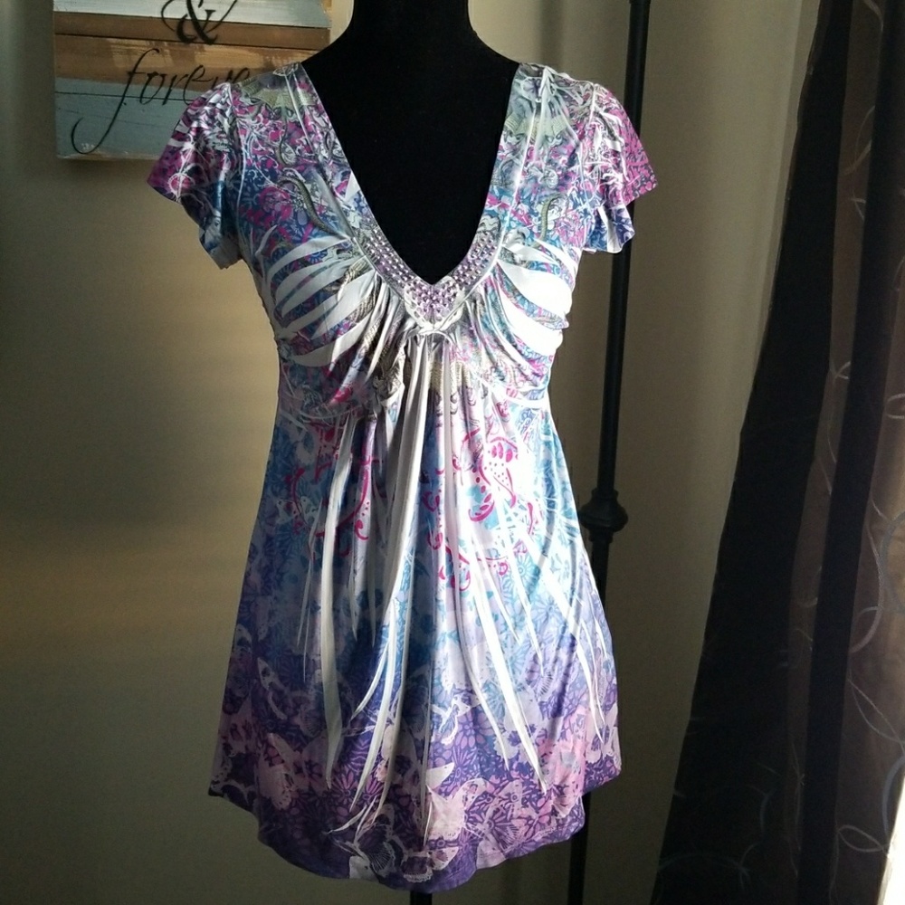 Boho style top